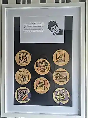 Herman Brood - 8 Heineken bierviltjes getekend tijdens de opname van de film Remember 1993. kaufen? Bieten Sie von 1750!