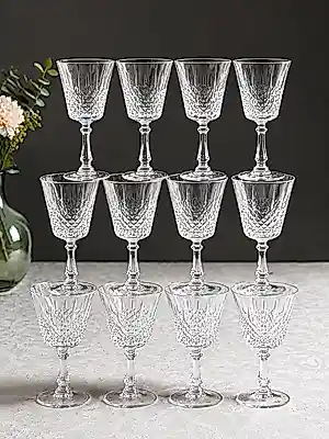 Val-Saint-Lambert - ? Atemberaubendes Set aus 12 Val Saint-Lambert Kristallgläsern kaufen? Bieten Sie von 450!