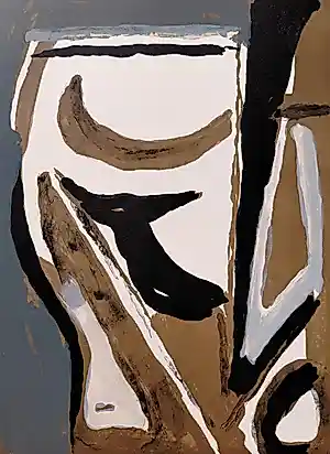 Bram van Velde - Abstracte compositie, litho in 5 kleuren kaufen? Bieten Sie von 250!