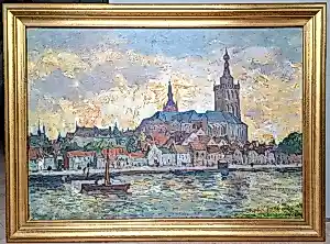 Charles Dankmeijer - Stadsgezicht Nijmegen kopen? Bied vanaf 750!