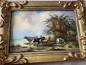 Buy Albert Jurardus van Prooijen - Koeien aan water? Bid from 350!