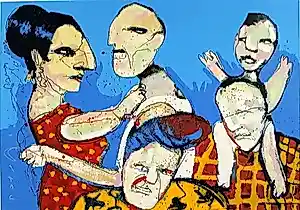 Herman Brood - Kleurenzeefdruk FAMILY AFFAIR Handgesign GROOT!!! kaufen? Bieten Sie von 375!