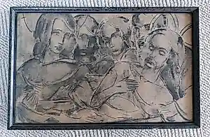 Buy Albert Servaes - 14e statie kruisweg klooster in Orval? Bid from 20!