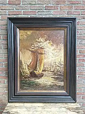 Buy Joan Escoda Coromina - Historische Zeilschepen in de Haven? Bid from 75!
