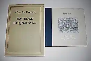 Charles Donker - 2 hardcovers. 'Rhijnauwen' is gesigneerd en genummerd 76/100 kopen? Bied vanaf 75!