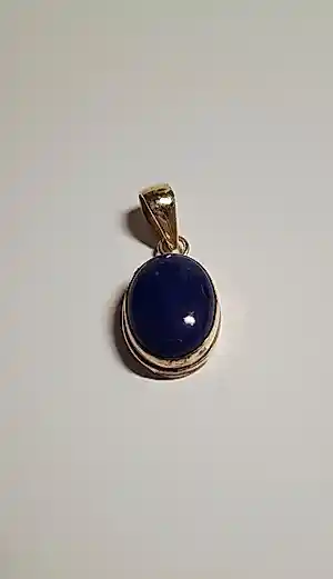 Buy Nieuwstaat Diepblauwe hanger met lapis lazuli,? Bid from 45!