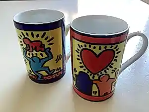 AcheterKeith Haring - 2 koffiemokken? Enchérissez de 35!