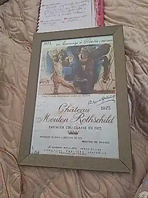 AcheterPablo Picasso - Chateau mouton rotchild? Enchérissez de 150!