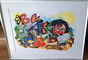 John Lie a Fo - Originele zeefdruk/litho Handgesigneerd & H/C kaufen? Bieten Sie von 50!