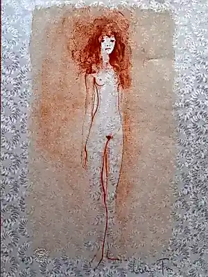 Leonor Fini - Prachtige kleurenlitho - 1969 - Gesigneerd kaufen? Bieten Sie von 55!