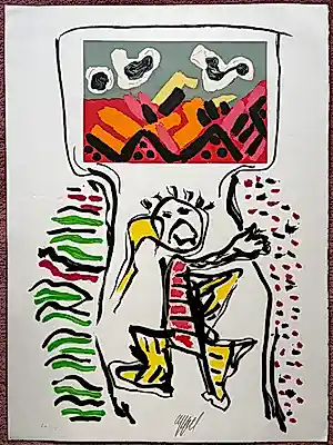 Karel Appel - Tantrika I kaufen? Bieten Sie von 750!