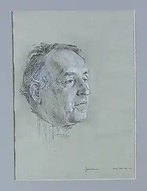 Buy Jan Asselbergs - MANSPORTRET / ORIGINEEL WERK / 52x40cm / KADER / SIG? Bid from 20!