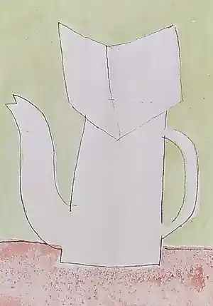 Klaas Gubbels - Koffiekan met boek, zeefdruk verkauft für € 315!