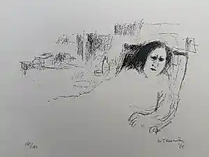 Metten Koornstra - handgesigneerde litho | 'Zonder titel' | 1961 (Prent 190) kaufen? Bieten Sie von 60!