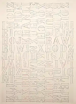 AcheterGaston De Mey - compositie met letters? Enchérissez de 69!