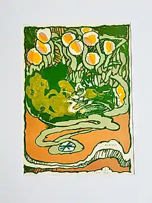AcheterPierre Alechinsky - Flying Objects /Objets Volants, gesigneerde litho -? Enchérissez de 1225!