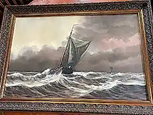 Hermanus Cornelis Hokken - “Schuit op woelige zee” kopen? Bied vanaf 75!