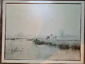 AcheterAlbert Buikema - Mistig landschap met paarden? Enchérissez de 125!