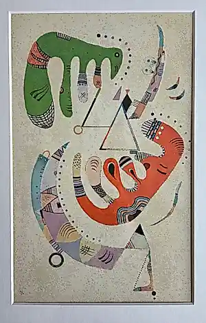 Wassily Kandinsky - Grun und Rot. Uit Derriere Le Miroir. kopen? Bied vanaf 129!