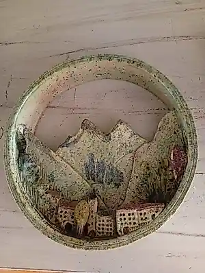 Buy Rien Wensma - Bergdorp in cirkel? Bid from 50!