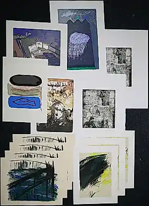 Diverse kunstenaars - Ahmad Baldin e.a., LOT van 13 grafische werken! kaufen? Bieten Sie von 100!