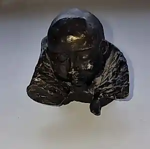 Buy Brons (Onbekend) - mooie brozen beeldje van kinder hoofdje? Bid from 25!