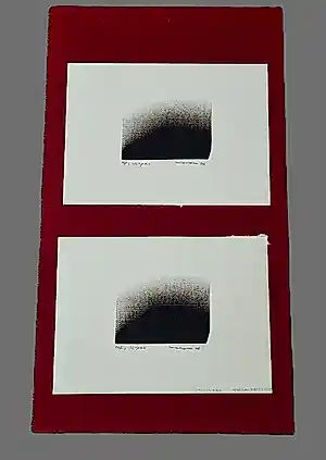 Henc van Maarseveen - 1996 - 2 monochrome schuifdrukken - "Leegte" - zeer kleine oplage (12) kopen? Bied vanaf 43!