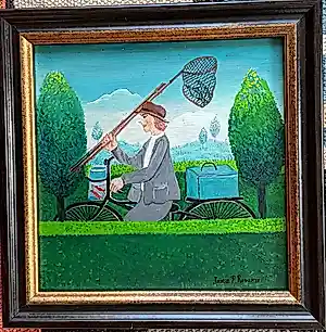 Josche Roverts - Schilderij olieverf, De Visvangst kopen? Bied vanaf 50!