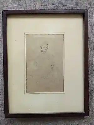 David Bles - Klein schetsblad met tekeningen verkauft für € 40!