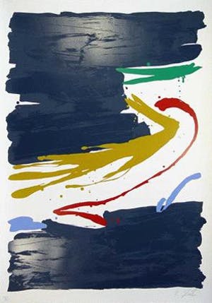 Kikuo Saito - -KURARA PAINT- großformatige Farbserigrafie auf Bütten, handsigniert, numeriert kaufen? Bieten Sie von 300!