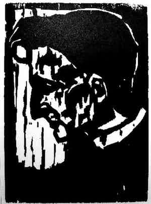 Emil Nolde - 1912 : Museumsleiter Dr.Max SAUERLANDT HAMBURG Späterer Druck im OriginalFormat unter PP (Sch.122) verkocht voor € 55!