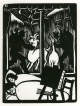 Conrad Felixmüller - 1947 - DEZEMBER - 2 OriginalHolzschnitte aus der Folge JAHR des MALERS - 1970 - WVZ Söhn430 verkocht voor € 65!