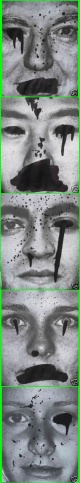 Sascha Nicolaus - 2003 - TRUST ME ON THE SUNSCREEN - 5 handsignierte UNIKATE Mischtechnik - (5Teile einer PERFORMANCE) verkocht voor € 56!