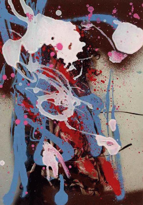 Sascha Nicolaus - 2003 - WHITE RABBIT III - Handsignierte Übermalung d.HdK-Absolventen BERLIN & CHAUMONT-Preisträgers verkocht voor € 36!