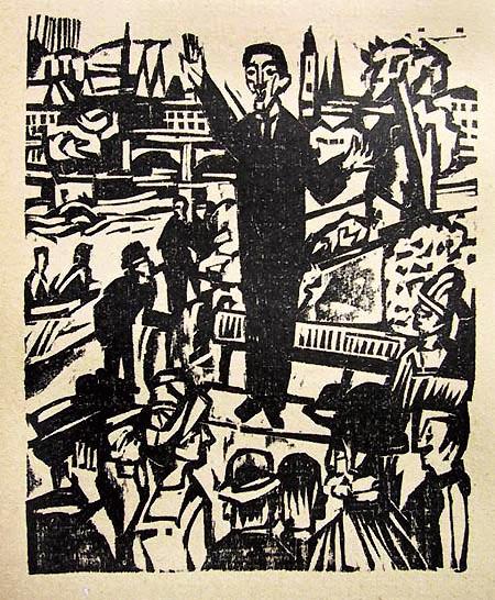 Ernst Ludwig Kirchner - 23 Original-Holzschnitte E.L.KIRCHNER 1923 verkocht voor € 680!