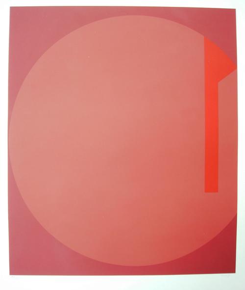 Fritz Ruoff - 3 farbige Original Serigrafie, handsigniert verkocht voor € 150!