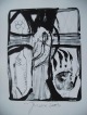 Jonathan Meese - 6 Original-Lithographien, 2003, signiert, als komplette Serie sehr selten! verkocht voor € 950!