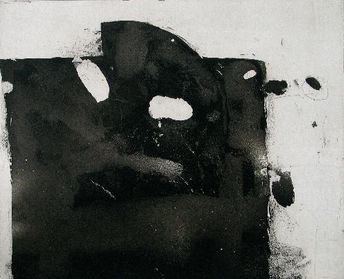 Peter Tomschiczek - Abstrakte Radierung, 1985, signiert und nummeriert verkocht voor € 55!