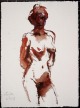 Georg Eisler - Akt, Aquarell, 1987 verkocht voor € 450!