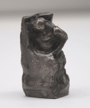 Alfred Hrdlicka - Studie zu Anthropos - Skulptur, Edelzinn versilbert kopen? Bied vanaf 175!