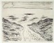 Erich Heckel - Am Watt, Originalradierung 1963, handsigniert verkocht voor € 580!