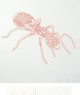 Peter Kogler - Ameise, Tiedruck, handsigniert, 2009 verkocht voor € 350!