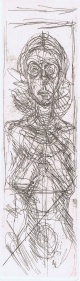Alberto Giacometti - Annette de face, Radierung,1956 verkocht voor € 180!