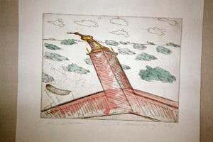 Stefan Wewerka - Aquarell auf Radierung, handsigniert, 1976 kopen? Bied vanaf 290!