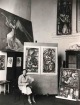 Dr. Albert Weinsheimer - AtelierPortrait der EICHWALDer Malerin Ilse FISCHER, Handabzug auf Baryt, handsigniert verkocht voor € 52!