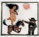 Horst Eckert Janosch - Aus &#8222;Herzgeliebte Hochzeitsbilder&#8220;, 1981, nummeriert und signiert verkocht voor € 66!