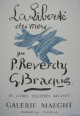 Georges Braque - Ausstellungsplakat aus 1960 / Lithografie verkocht voor € 60!