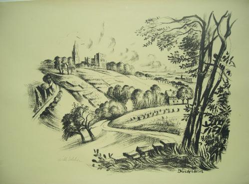 Will Sohl - Bad Dürkheim Lithographie von 1942 kopen? Bied vanaf 95!