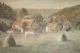 Erich Hasenclever - Bergische Landschaft, Farbradierung um 1930 verkocht voor € 35!