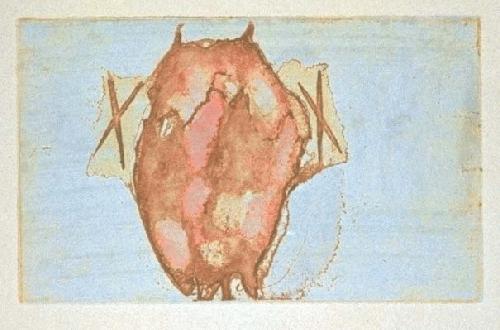 Joseph Beuys - BEUYS RADIERUNG NACHLASS SCHAMANENTROMMEL verkocht voor € 219!